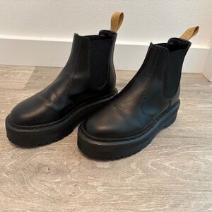 Dr Martens Vegan Leather Platform Chelsea Boot